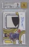 Keyonte George from the 2023-24 Panini Immaculate Collection set featuring a FOTL parallel graded by Beckett and given an overall grade of 9.