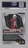 Marvin Harrison Jr. from the 2024 Panini Prizm set graded by PSA and given an overall grade of 9.