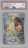Armarouge from the 2023 Pokemon SV set graded by PSA and given an overall grade of 9.