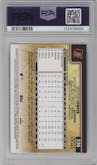 Colton Cowser from the 2025 Topps set graded by PSA and given an overall grade of 9.
