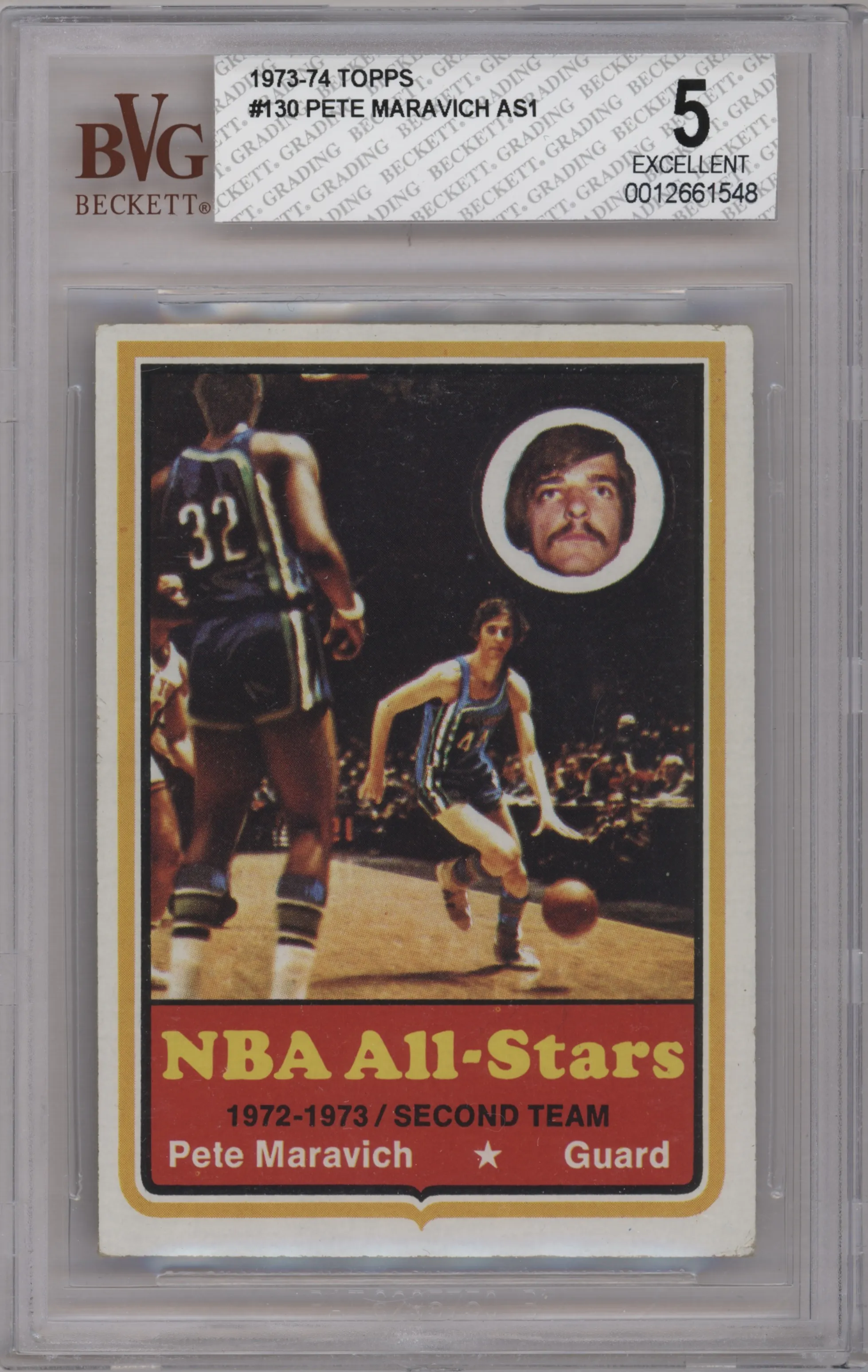 1973 Topps Pete Maravich BGS 5