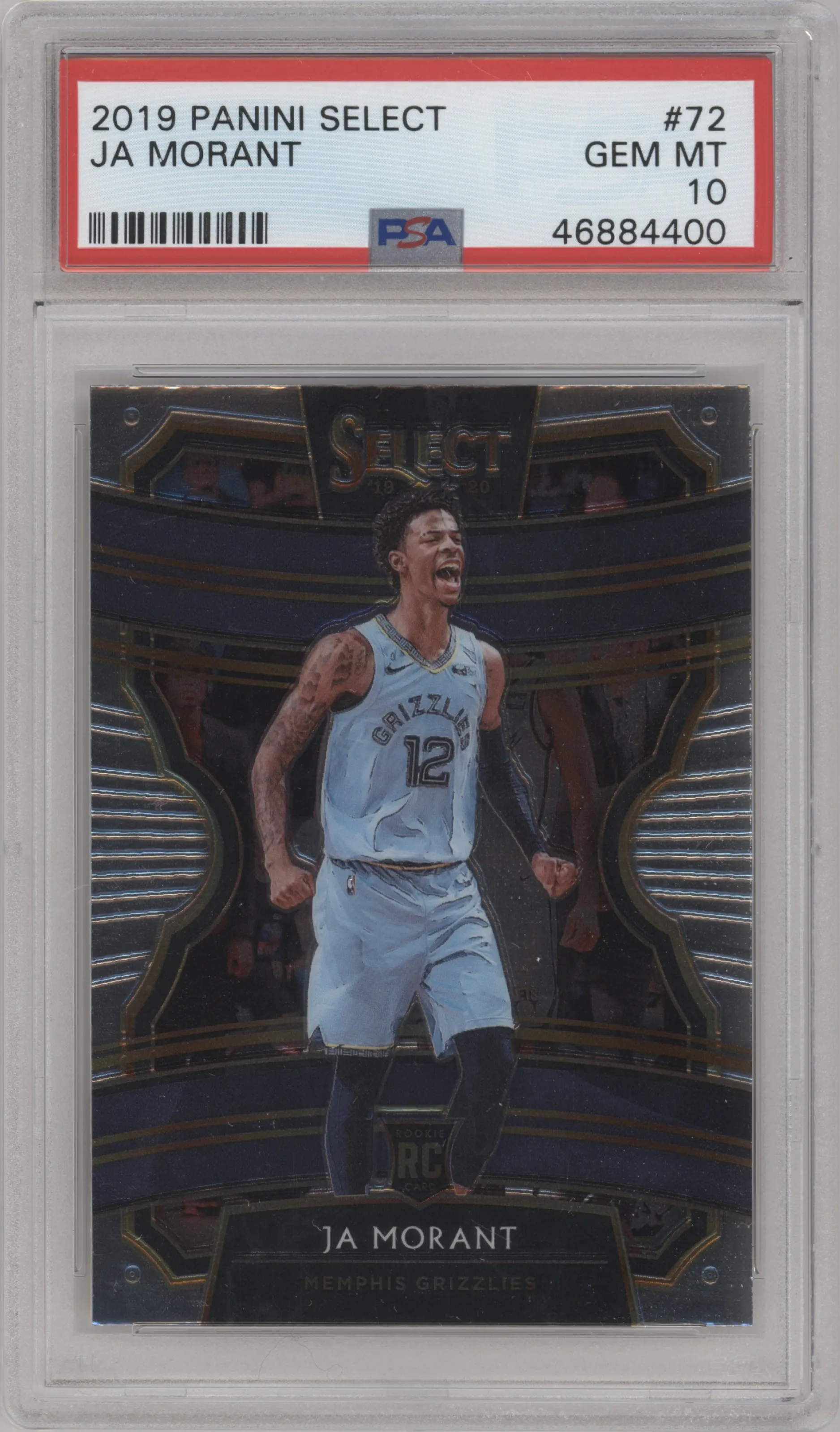 2019 Panini Select Ja Morant PSA 10