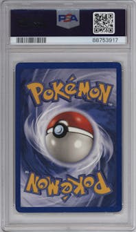 Charizard from the 1999 Pokemon set graded by PSA and given an overall grade of 7.