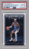 Shai Gilgeous-Alexander from the 2024-25 Panini Donruss set graded by PSA and given an overall grade of 10.