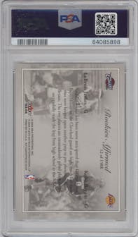 LeBron James/Kobe Bryant from the 2003-04 SkyBox Autographics set graded by PSA and given an overall grade of 9.