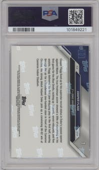 Cooper Flagg from the 2024-25 Bowman U Now set graded by PSA and given an overall grade of 10.