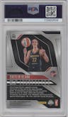 Caitlin Clark from the 2024 Panini Prizm WNBA set graded by PSA and given an overall grade of 9.