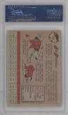 Jim Piersall from the 1958 Topps set graded by PSA and given an overall grade of 5.