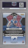 Aidan Hutchinson from the 2022 Panini Mosaic set featuring a Genesis parallel graded by PSA and given an overall grade of 10.