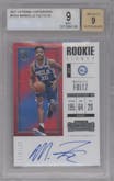 Markelle Fultz from the 2017-18 Panini Contenders set graded by Beckett and given an overall grade of 9.