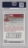 LeBron James from the 2003-04 Topps Chrome set graded by PSA and given an overall grade of 8.