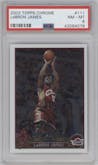 LeBron James from the 2003-04 Topps Chrome set graded by PSA and given an overall grade of 8.
