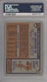 Ken Anderson from the 1976 Topps set graded by PSA and given an overall grade of 8.