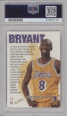 Kobe Bryant  from the 1997-98 Skybox Z-Force set graded by PSA and given an overall grade of 9.