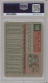 Yogi Berra from the 1959 Topps set graded by PSA and given an overall grade of 2.5.