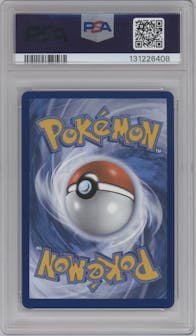 Team Rocket's Mewtwo ex from the 2025 Pokemon SV set graded by PSA and given an overall grade of 9.