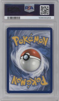 Boss's Orders from the 2020 Pokemon SWSH set graded by PSA and given an overall grade of 10.