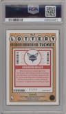 Brandon Miller from the 2023-24 Panini Contenders Optic set featuring a Gold parallel graded by PSA and given an overall grade of 9.