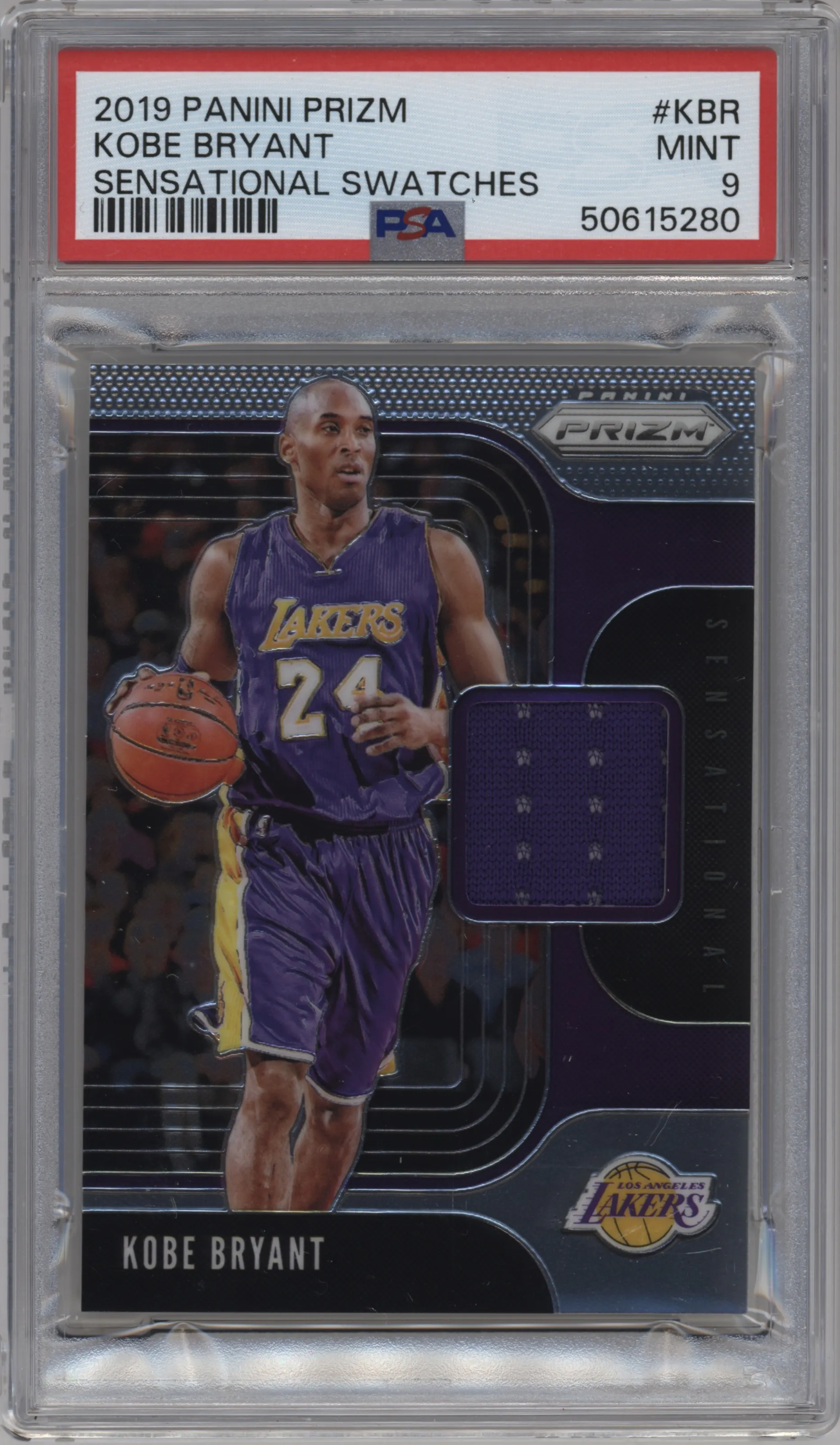 2019 Panini Prizm Sen.Swch. Kobe Bryant #SS-KBR PSA 9