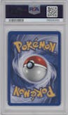 Misdreavus from the 2001 Pokemon set featuring a Pokemon League parallel graded by PSA and given an overall grade of 9.
