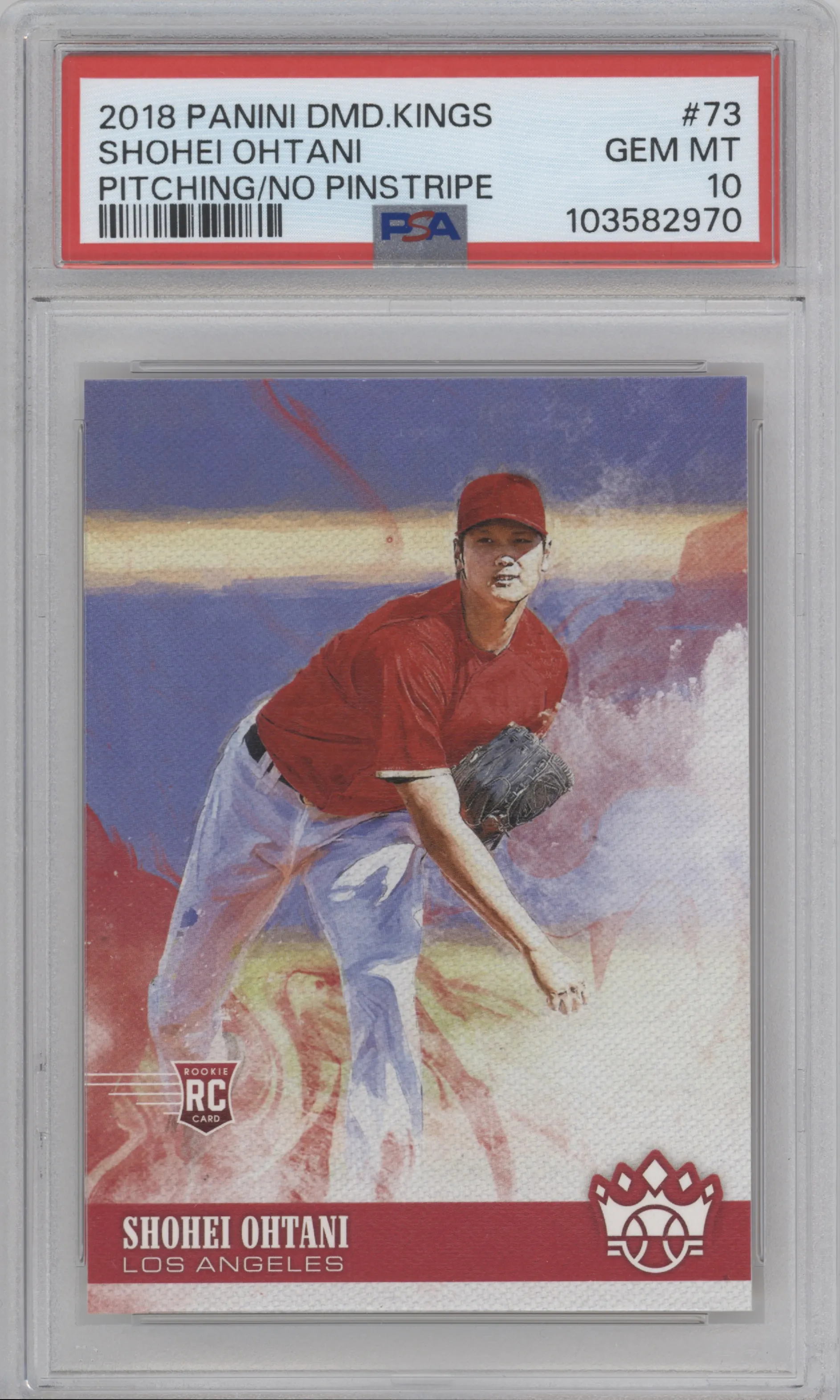 2018 Panini Diamond Kings Shohei Ohtani #73 PSA 10