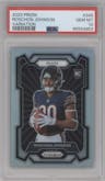 Roschon Johnson from the 2023 Panini Prizm set graded by PSA and given an overall grade of 10.