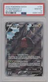 Regidrago V from the 2022 Pokemon SWSH set graded by PSA and given an overall grade of 10.