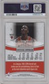 Michael Jordan from the 1998-99 Topps set graded by PSA and given an overall grade of 9.