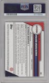 Paige Bueckers from the 2023-24 Bowman U Chrome set graded by PSA and given an overall grade of 10.