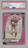 Ricky Pearsall from the 2024 Panini Prizm set featuring a Pink Wave parallel graded by PSA and given an overall grade of 10.