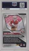 Ricky Pearsall from the 2024 Panini Prizm set featuring a Pink Wave parallel graded by PSA and given an overall grade of 10.