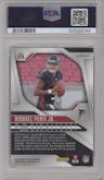 Michael Penix Jr. from the 2024 Panini Prizm set featuring a Disco parallel graded by PSA and given an overall grade of 10.