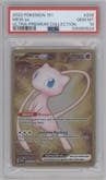 Mew ex from the 2023 Pokemon SV set featuring a Ultra-Premium Collection parallel graded by PSA and given an overall grade of 10.