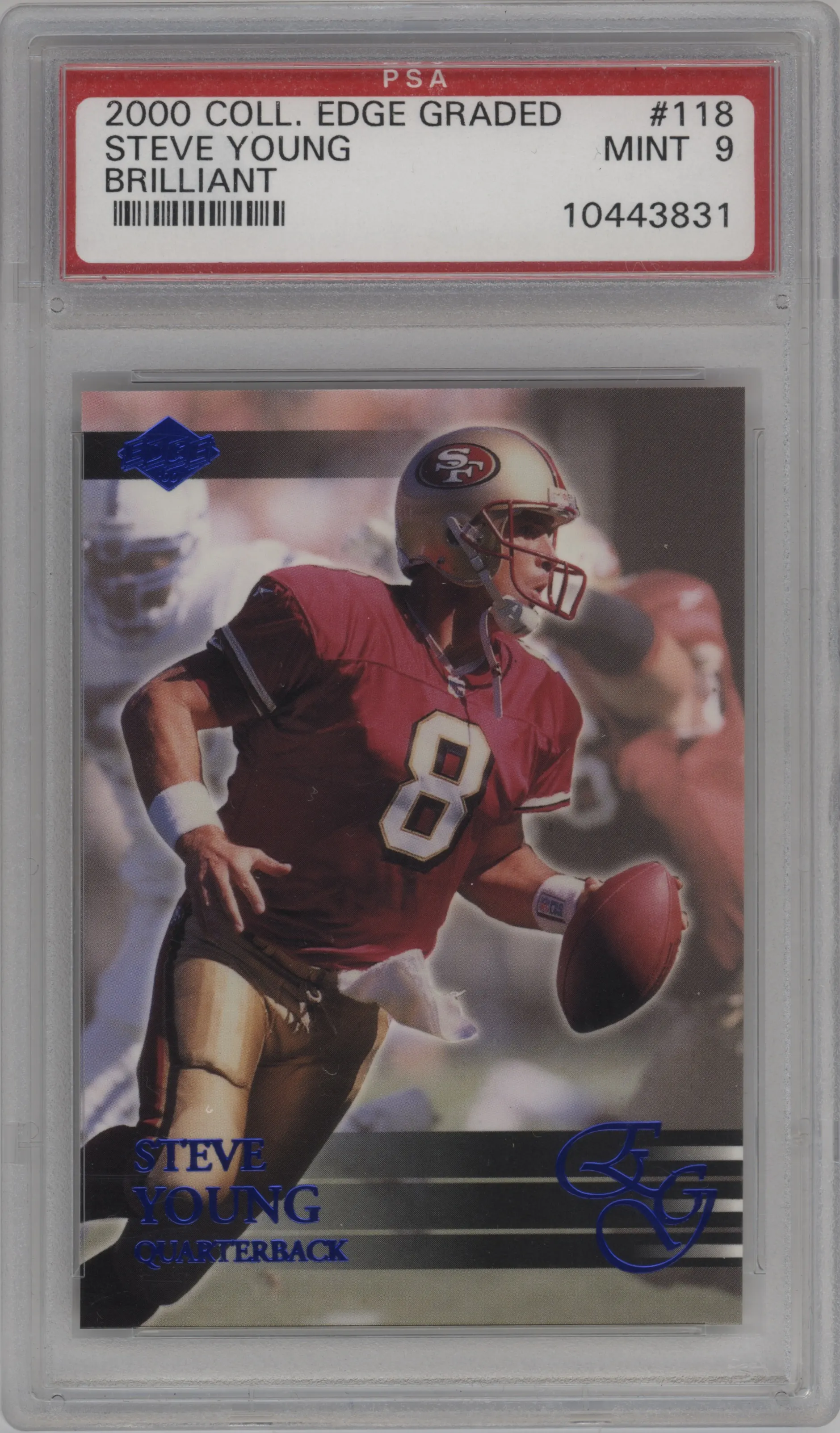 2000 Collector's Edge EG Steve Young Brilliant PSA 9