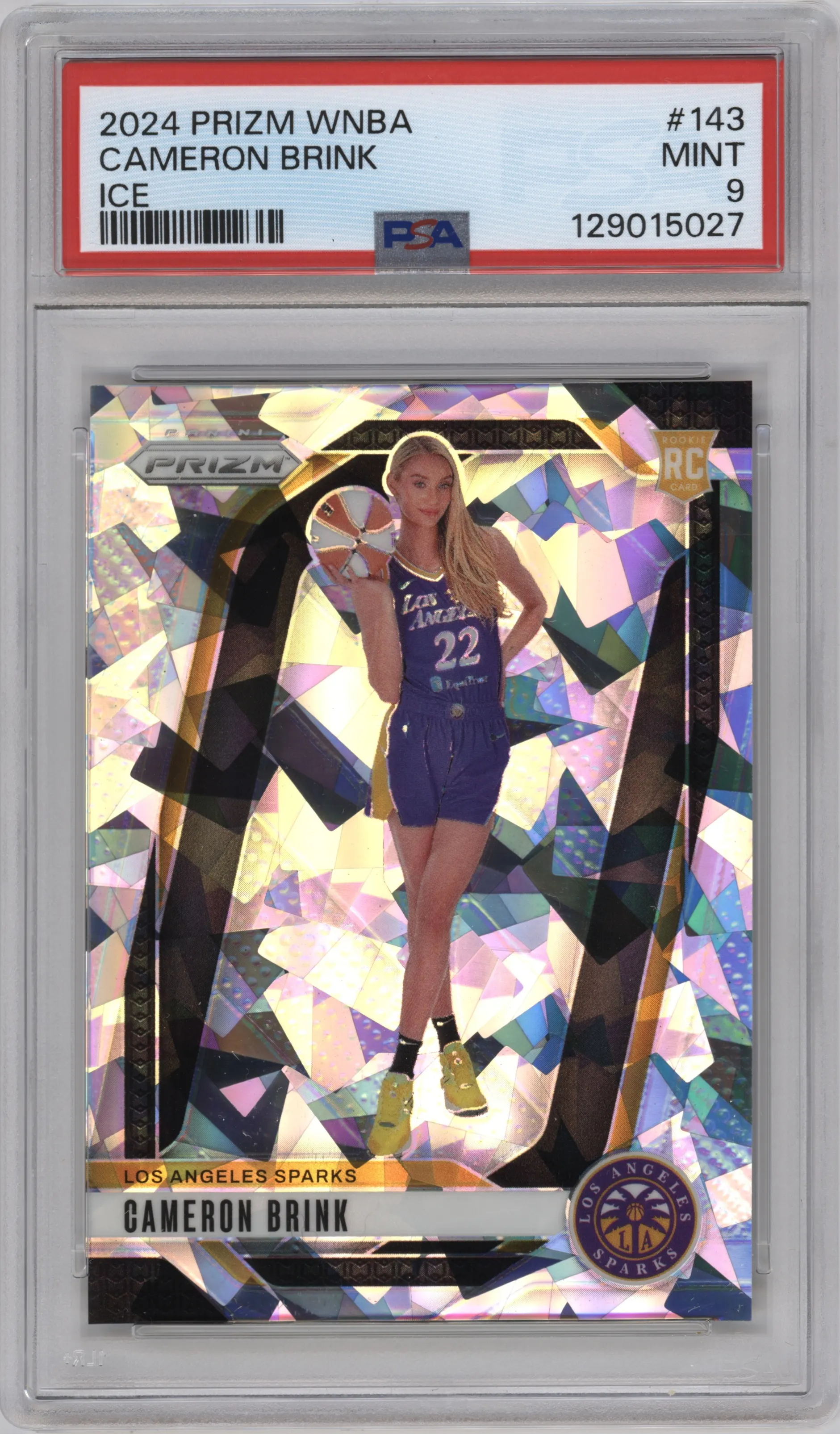 2024 Panini Prizm WNBA Cameron Brink Ice PSA 9