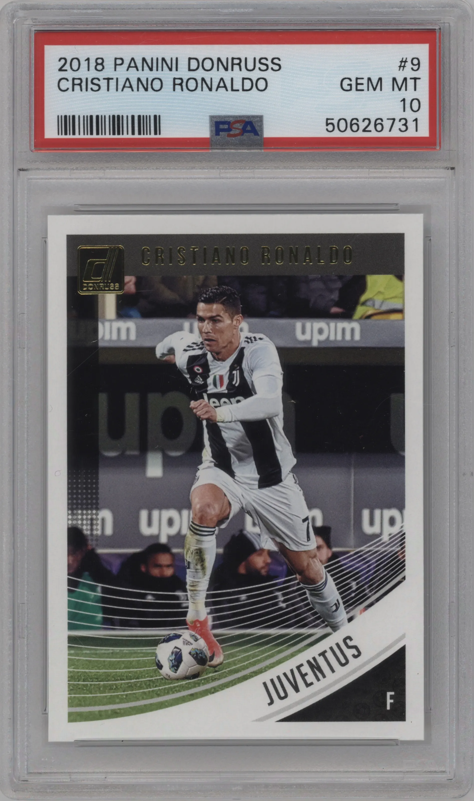 2018 Panini Donruss Cristiano Ronaldo #9 PSA 10