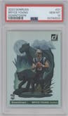 Bryce Young from the 2023 Panini Donruss set graded by PSA and given an overall grade of 10.