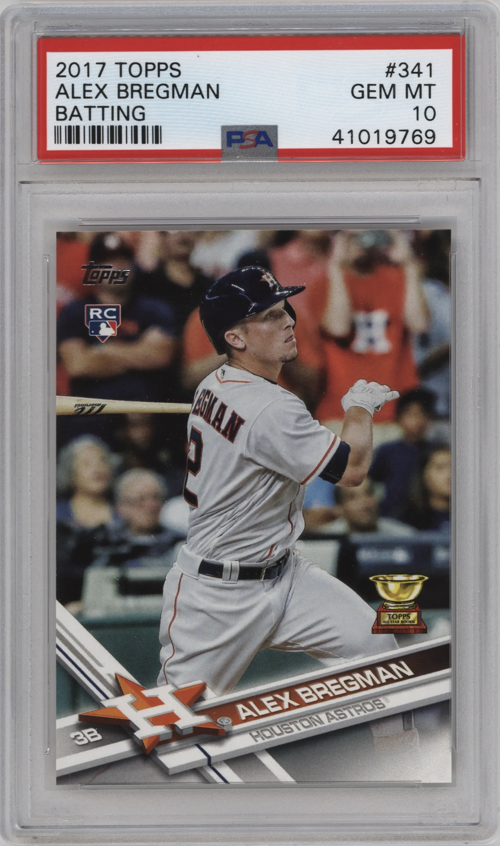 2017 Topps Series 1 Alex Bregman PSA 10