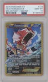 Gyarados EX from the 2016 Pokemon XY set graded by PSA and given an overall grade of 10.