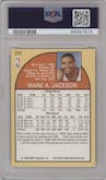 Mark Jackson from the 1990-91 NBA Hoops set graded by PSA and given an overall grade of 8.