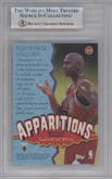 Michael Jordan from the 1998-99 Topps set graded by Beckett and given an overall grade of 9.