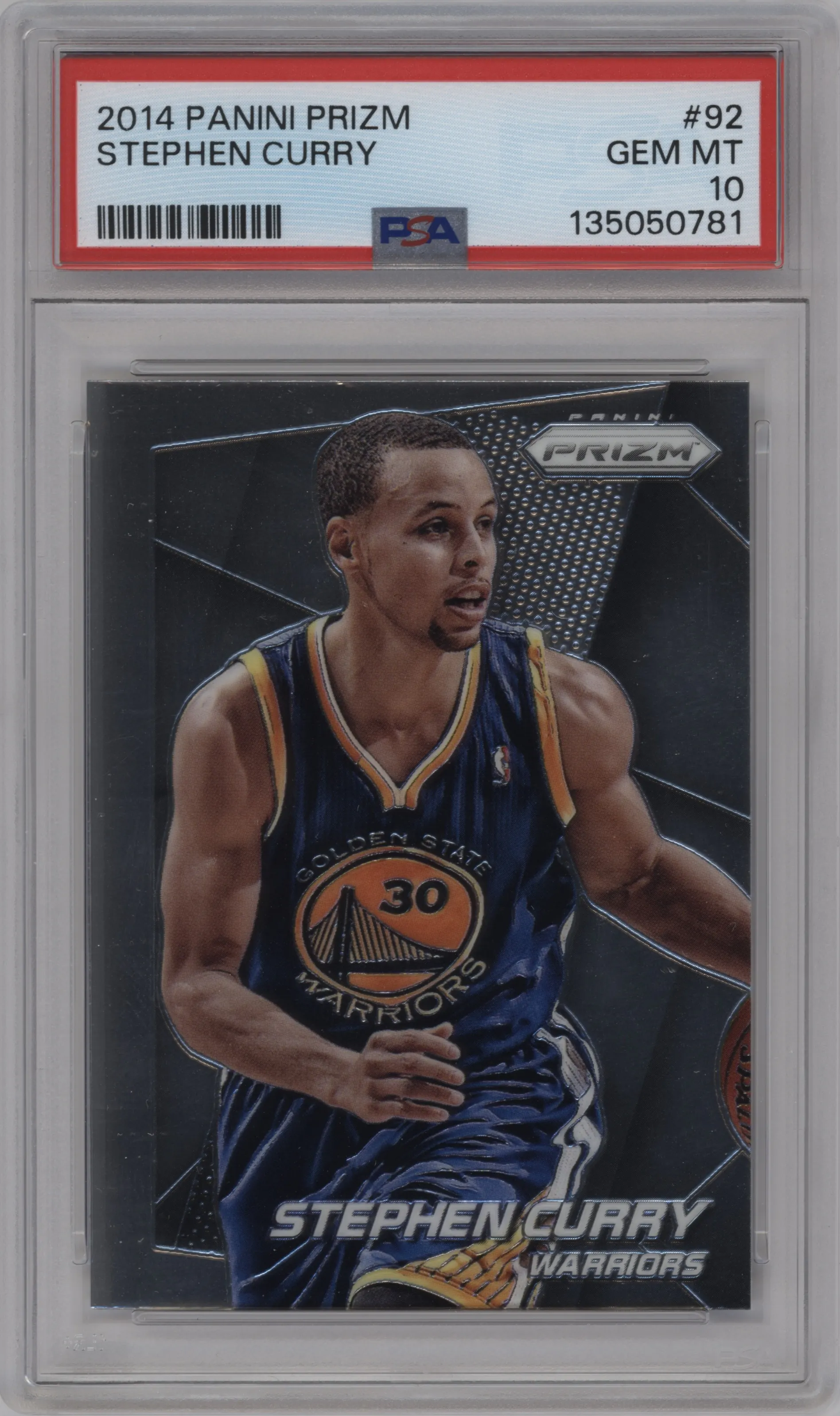 2014 Panini Prizm Stephen Curry #92 PSA 10