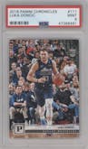 Luka Doncic from the 2018-19 Panini Chronicles set graded by PSA and given an overall grade of 9.