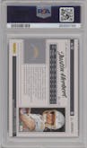 Justin Herbert from the 2023 Panini Luminance set featuring a Gold parallel graded by PSA and given an overall grade of 10.
