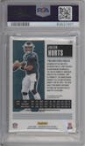 Jalen Hurts from the 2020 Panini Contenders Optic set graded by PSA and given an overall grade of 10.