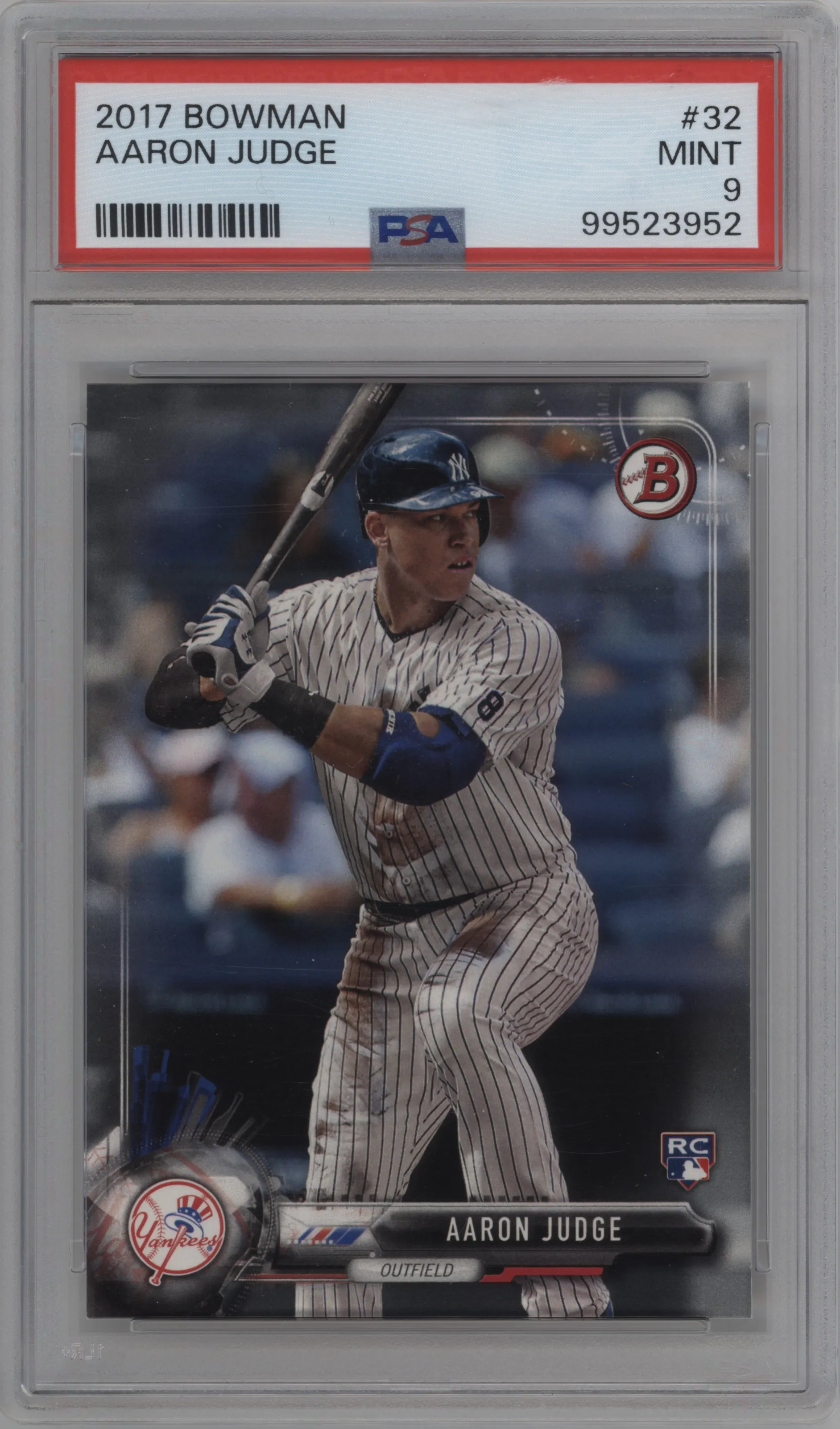 2017 Bowman Aaron Judge PSA 9