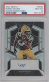 Romeo Doubs from the 2022 Panini Select set graded by PSA and given an overall grade of 10.