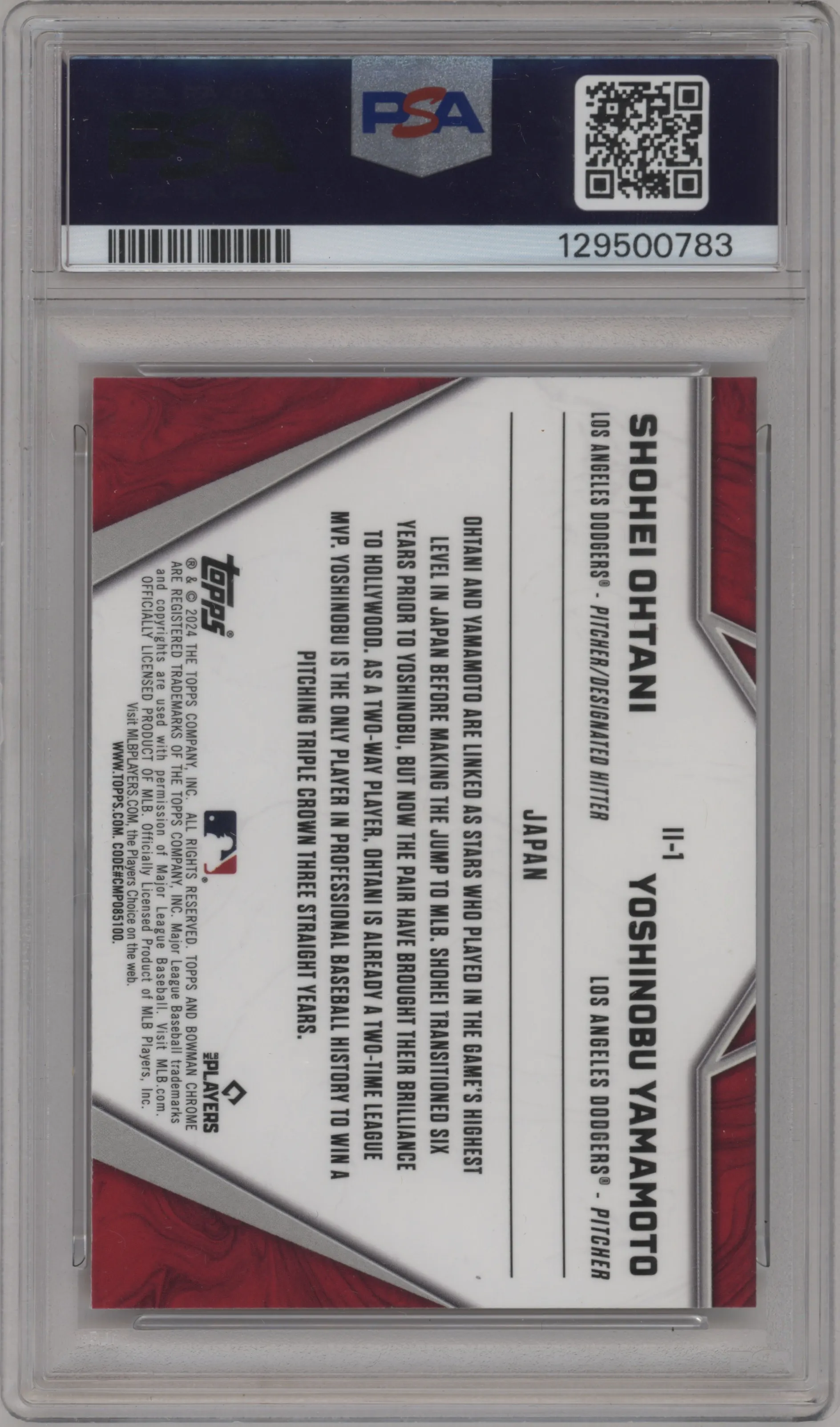 Shohei Ohtani/Yoshinobu Yamamoto