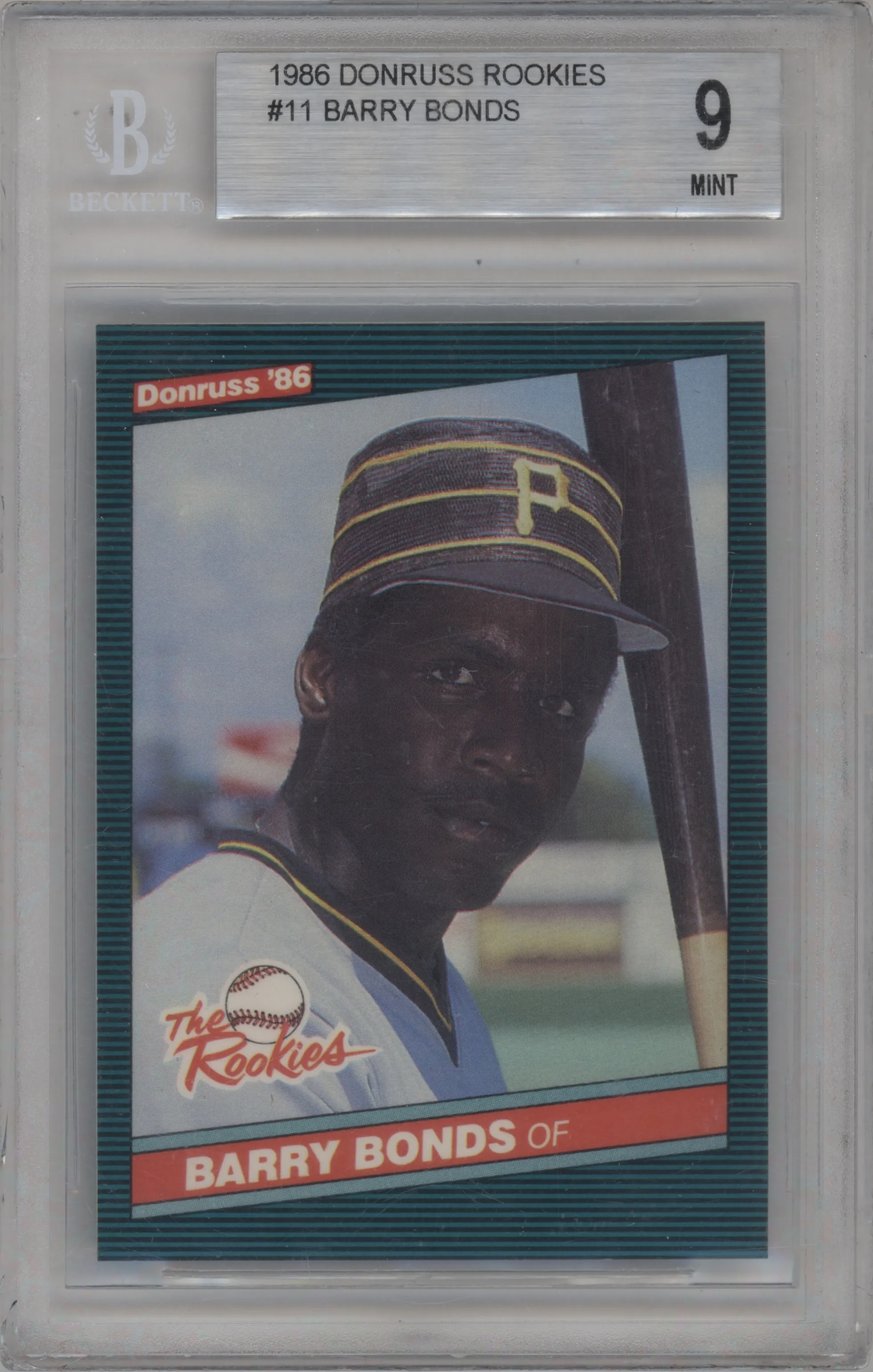 1986 Donruss The Rookies Barry Bonds #11 BGS 9