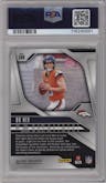 Bo Nix from the 2024 Panini Prizm set graded by PSA and given an overall grade of 10.